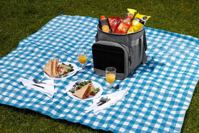 HIELERA CON SET DE PICNIC COLMAR