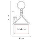 LLAVERO FLEXÓMETRO CASITA