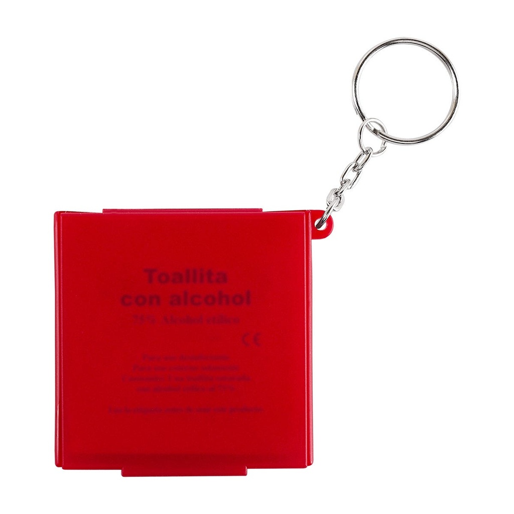 LLAVERO CON PADS DE ALCOHOL